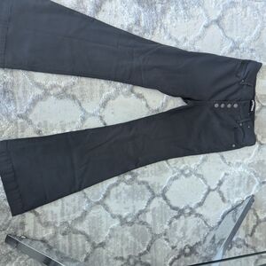 Women's Black Button-Up Pants